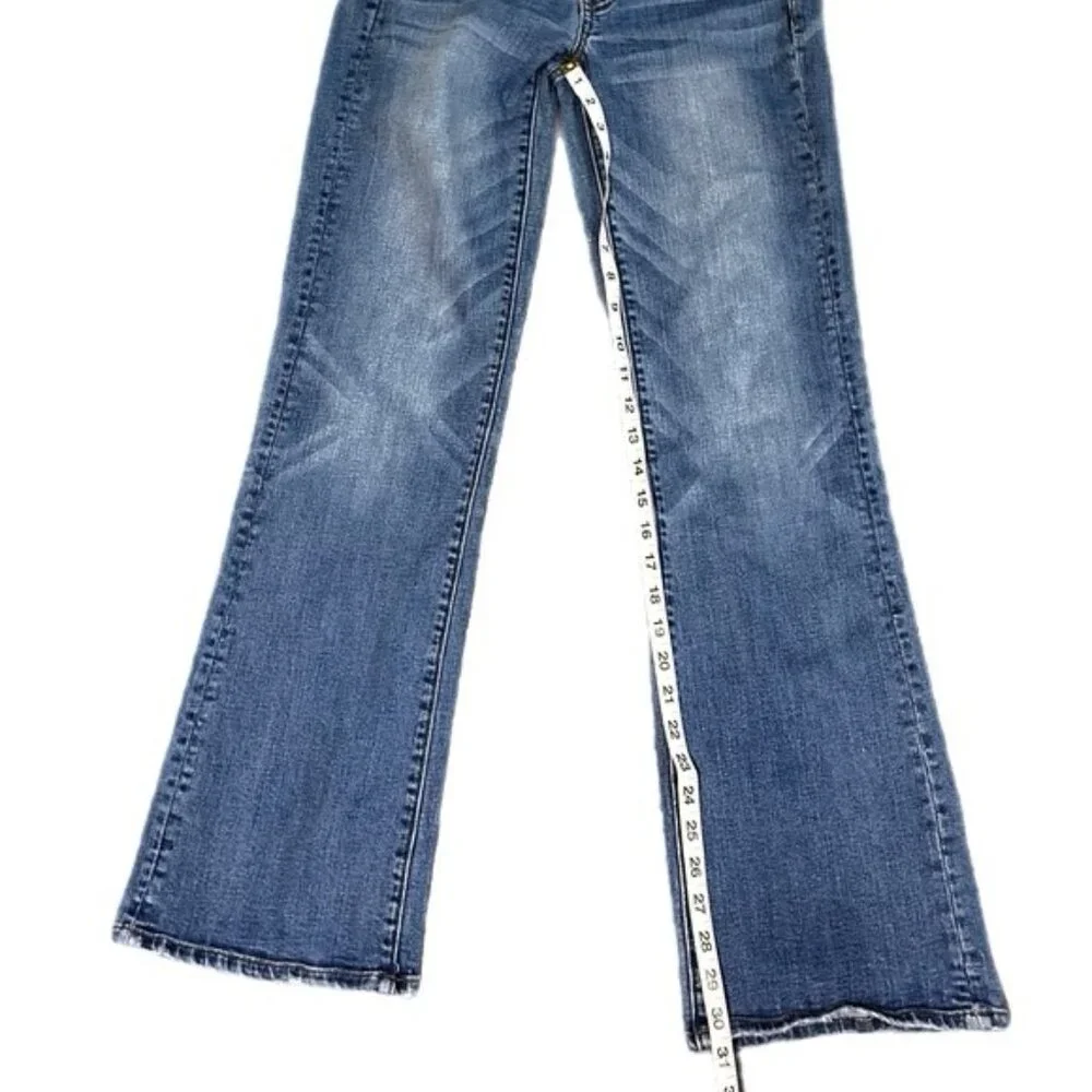 American Eagle Favorite Boyfriend Jeans Medium Wash Size 4 Regular - Picture 4 of 6